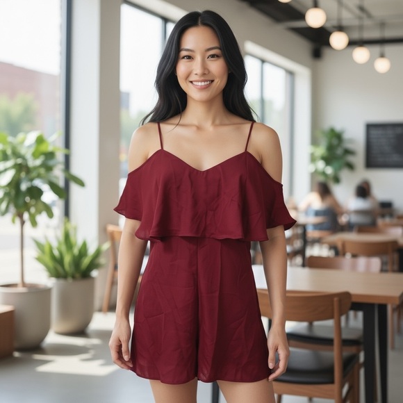 Charlotte Russe Pants - Charlotte Russe Purple Romper
New